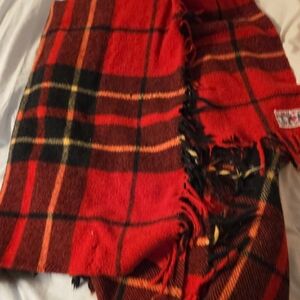 Red Plaid Scarf